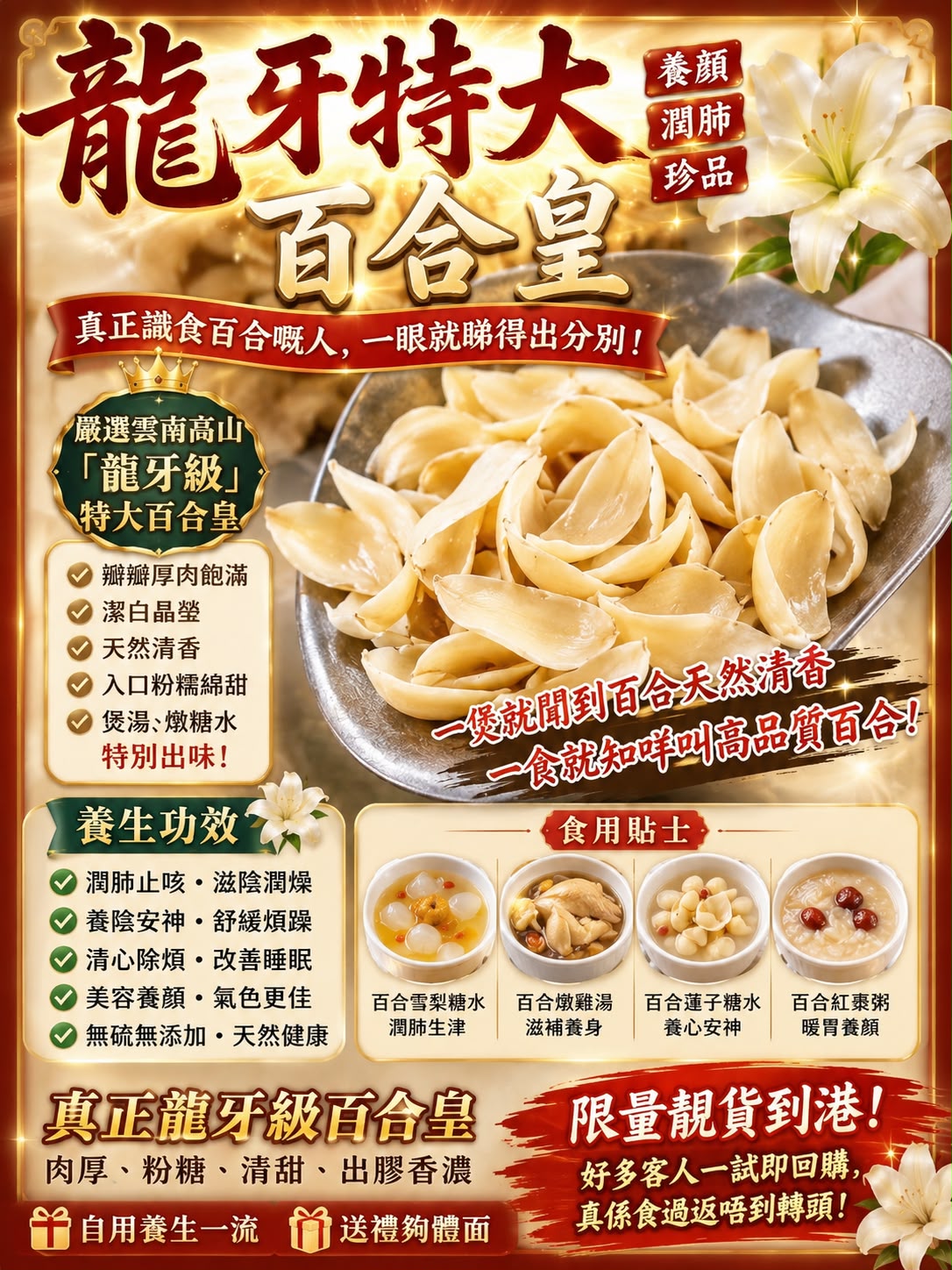 龍牙特大百合皇 (1磅)