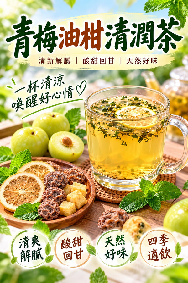 青梅油柑清潤茶 (3大包)