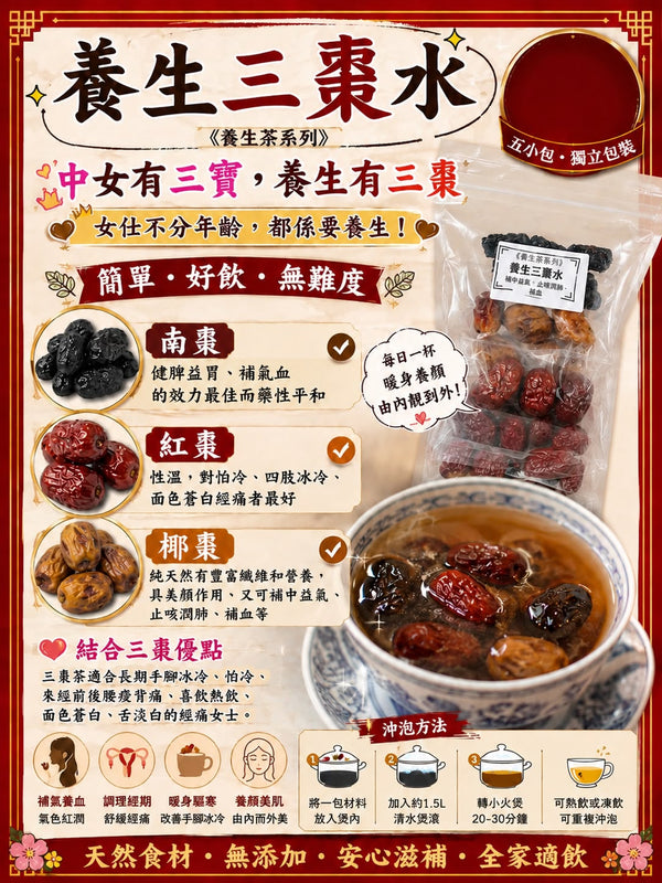 三棗水 (兩大包)